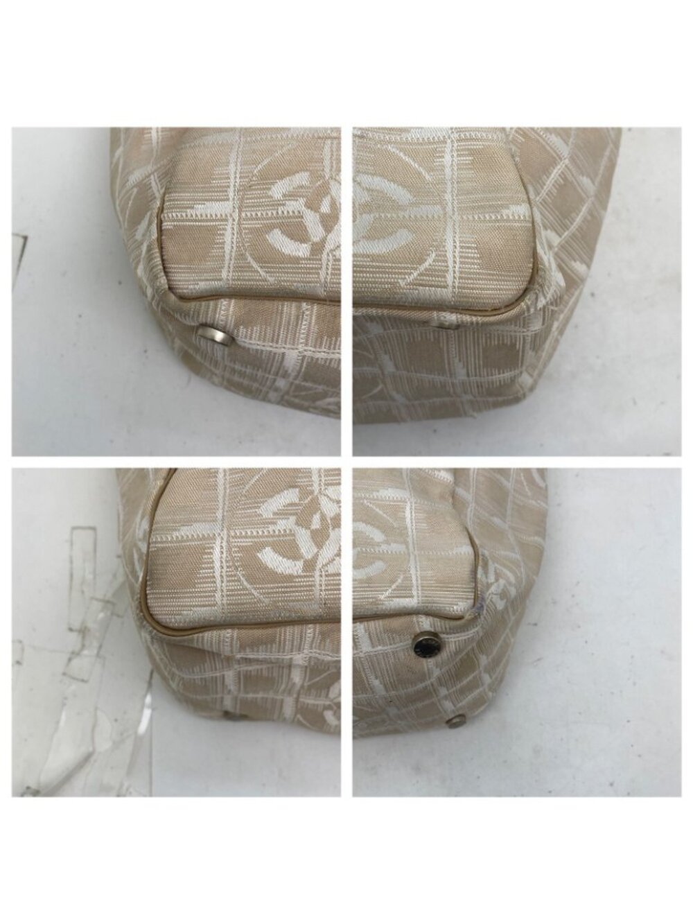 Chanel Tote New Travel Beige CC Logo Business - Picture 7 of 15